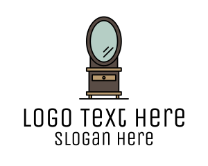 Auction - Dresser Mirror Furniture logo design