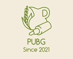 Liquid - Green Wheat Extract logo design