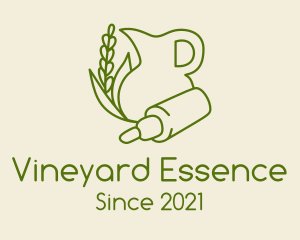 Green Wheat Extract  logo design