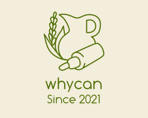 Scented Oil - Green Wheat Extract logo design