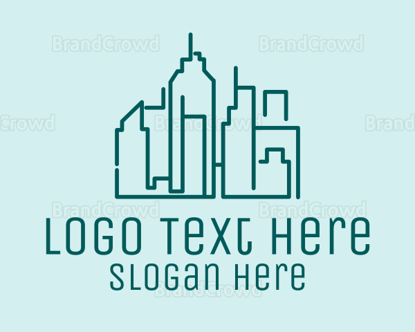 Urban Building Skyline Logo