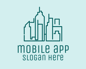 Urban Building Skyline  Logo