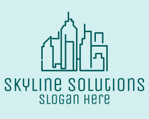 Skyline - Urban Building Skyline logo design