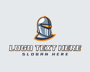 Investment - Gamer Knight Helmet logo design