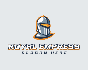 Gamer Knight Helmet logo design