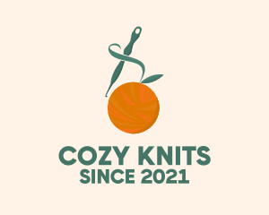 Orange Fruit Crochet  logo design