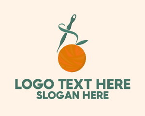 Orange Fruit Crochet  Logo