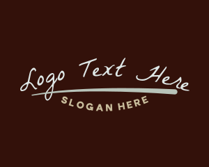 Branding - Handwritten Company Business logo design