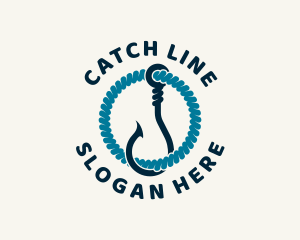 Hook - Sailor Fishing Hook logo design