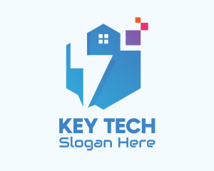 Digital Tech House logo design