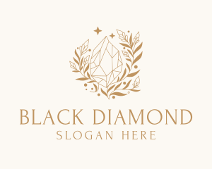 Gold Shiny Diamond logo design