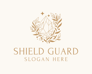Golden - Gold Shiny Diamond logo design