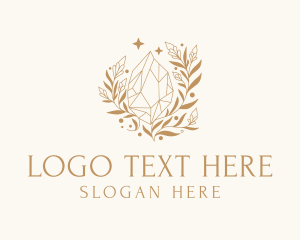 Diamond - Gold Shiny Diamond logo design