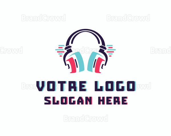 DJ Audio Headphones Logo