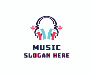 DJ Audio Headphones  Logo