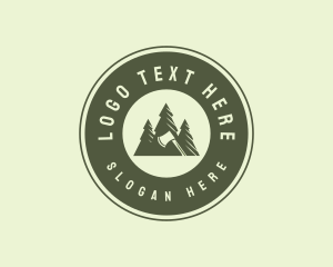 Joister - Carpentry Axe Tree logo design