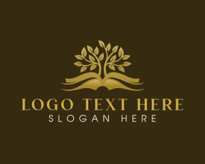 Gospel - Tree Book Reading logo design