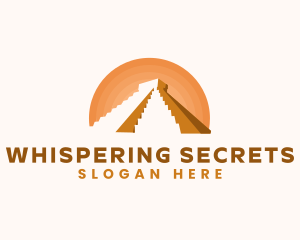 Inca Pyramid Landmark logo design