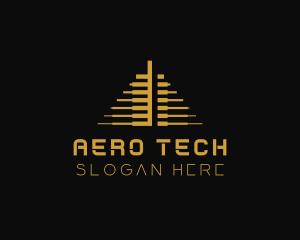 Pyramid Tech Investment logo design