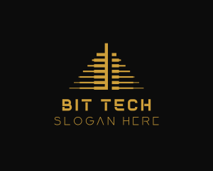 Pyramid Tech Investment logo design