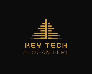 Pyramid Tech Investment logo design