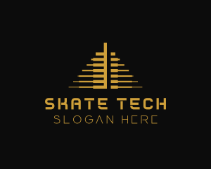 Pyramid Tech Investment logo design