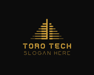 Pyramid Tech Investment logo design