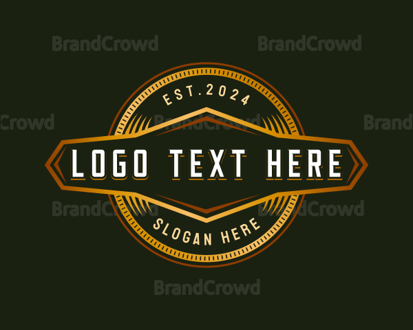 Luxury Brewery Liquor Logo