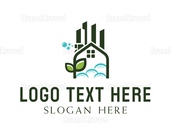 House Building Housekeeping Logo