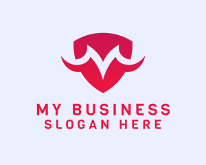 Modern Business Letter M logo design
