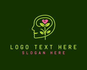 Mind - Human Mind Flower logo design