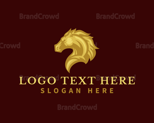 Equine Stallion Horse Logo