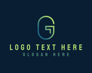 Letter G - Digital Crypto App logo design
