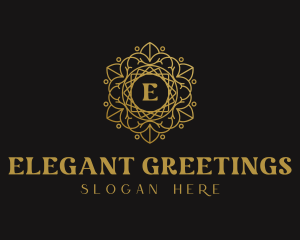 Luxury Flower Lettermark logo design