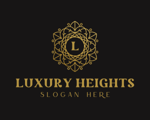 Luxury Flower Lettermark logo design