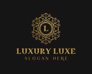 Luxury Flower Lettermark logo design