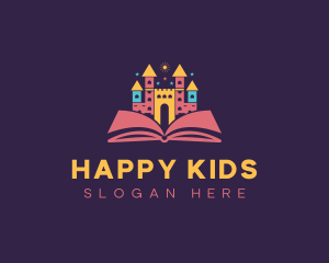 Kids Daycare Kindergarten logo design