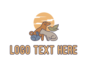 Animals - Sunset Pet Shop logo design