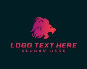 Predator - Roar Fierce Lion logo design