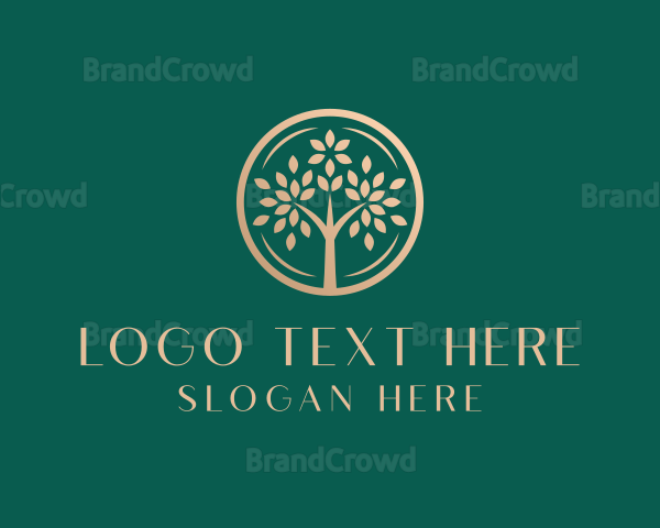 Organic Luxury Tree Logo