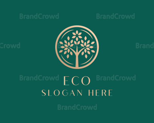 Organic Luxury Tree Logo