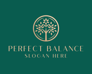 Organic Luxury Tree logo design