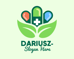 Drugs - Herbal Pills Pharmacy logo design