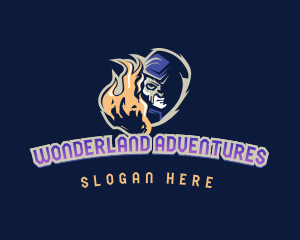 Fire Hood Wizard logo design