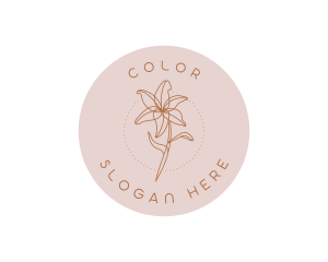 Lily - Floral Lily Bloom logo design