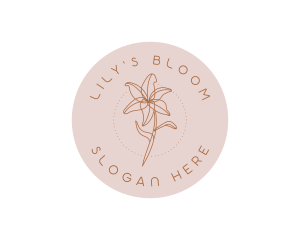 Lily - Floral Lily Bloom logo design