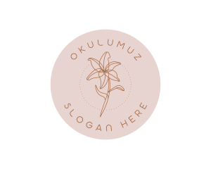 Scent - Floral Lily Bloom logo design