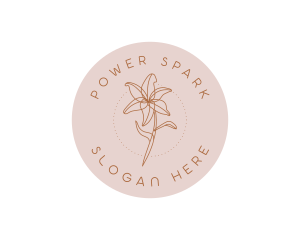 Bouquet - Floral Lily Bloom logo design