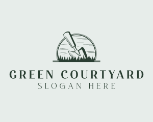 Courtyard - Lawn Yard Gardener logo design