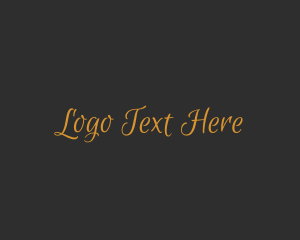 Wordmark - Premium Signature Script logo design